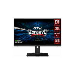 MSI OPTIX MAG281URF 27.9" Gaming Monitor 144Hz, UHD (3840x2160) 16:9, Rapid IPS Anti-glare, 1ms, 400 nits, 1000:1, 178°/178°, G-