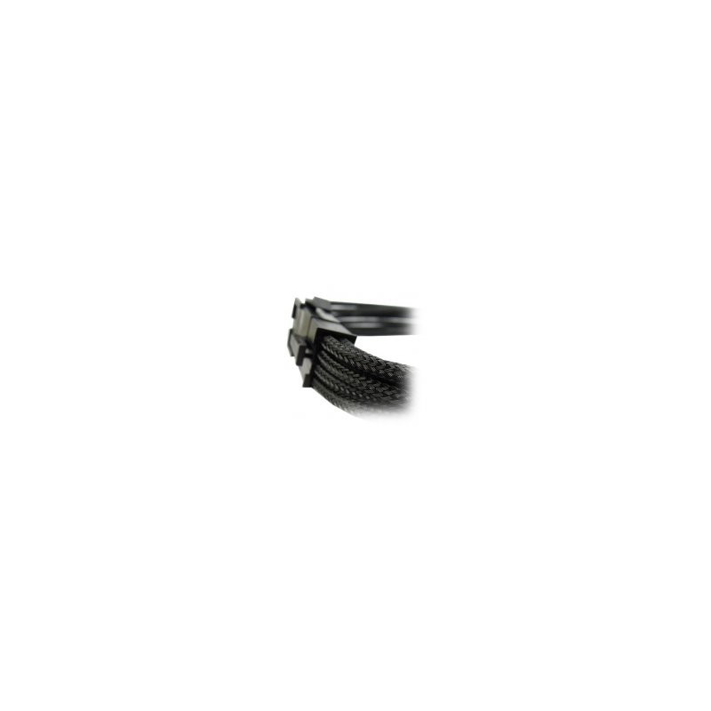 GELID 8pin EPS Power extension cable 30cm individually sleeved BLACK, 18 AWG