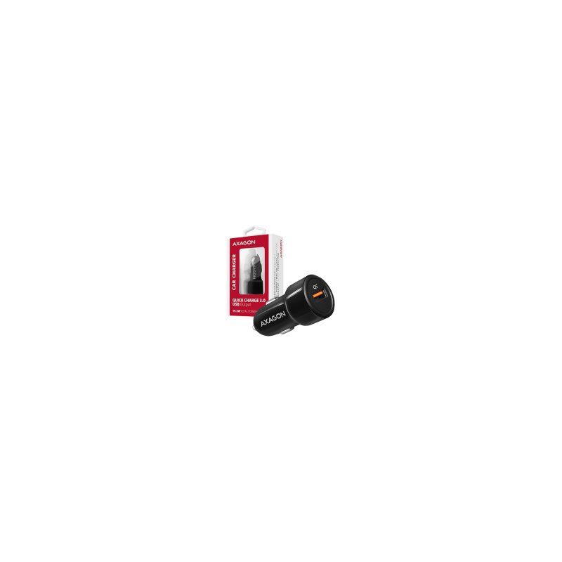 AXAGON PWC-QC car charger 1x QC3.0, 18W, black