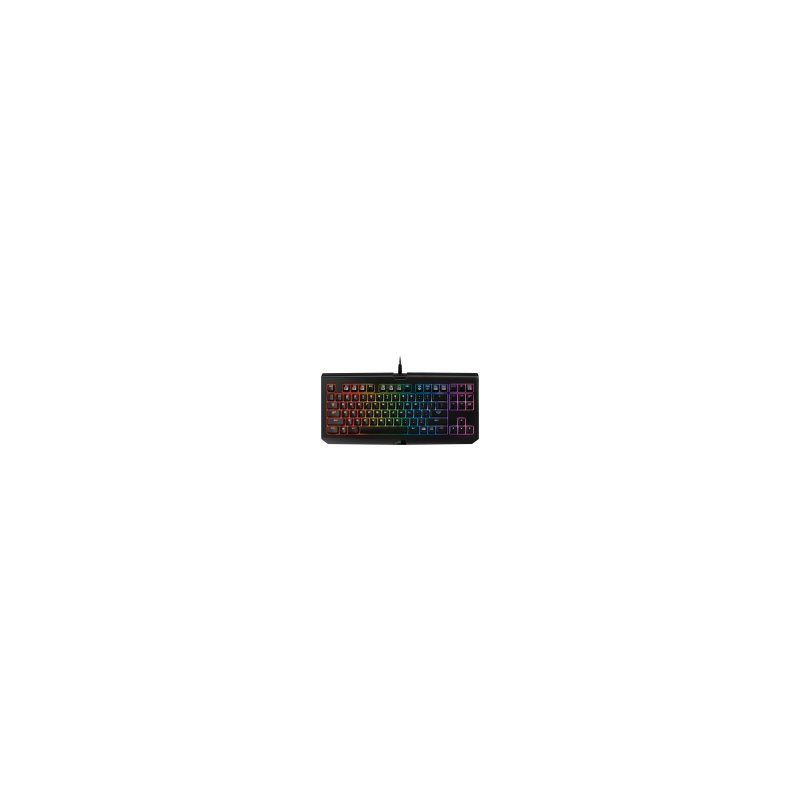 Razer BlackWidow Tournament Chroma keyboard.Razer Mechanical Switches with 50g actuation force.Chroma backlighting with 16.8 mil
