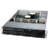 Supermicro assembled server based on SYS-620P-TRT, 2x ICX 4314 CPU, 6x 32GB DDR4, Kioxia XG6 512GB NVMe, AOC-S3908L-H8IR-16DD-O,