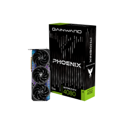 GAINWARD GeForce RTX 4080 Phoenix 16GB GDDR6X, 256 bit, 1x HDMI 2.1a, 3x DP 1.4a, 3x fan, 1x 16-pin pwr connector, 850W, NED4080
