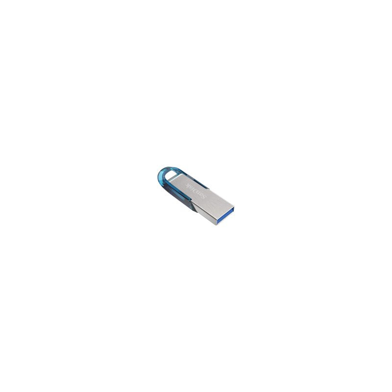 SanDisk Ultra Flair 32GB, USB 3.0, 150MB/s read - Tropical Blue  EAN:619659163020