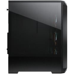 COUGAR Archon 2 RGB (Black), Front and Left Panel: Tempered Glass, Mid Tower, Mini ITX / Micro ATX / ATX, USB 3.0 x 2, USB 2.0 x