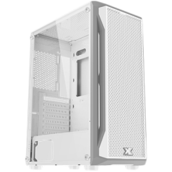 Gaming X Arctic EN46737, White Chassis, ATX/M-ATX/Mini ITX, U3x1+U2x2, Metal FP & Left TG, 4PCS X24A Arctic Fan & LED Switch ARG