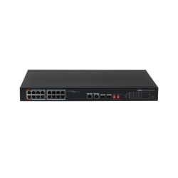 18-портов Layer-2  POE суич оптимизиран за системи за видеонаблюдение, PFS3218-16ET-135