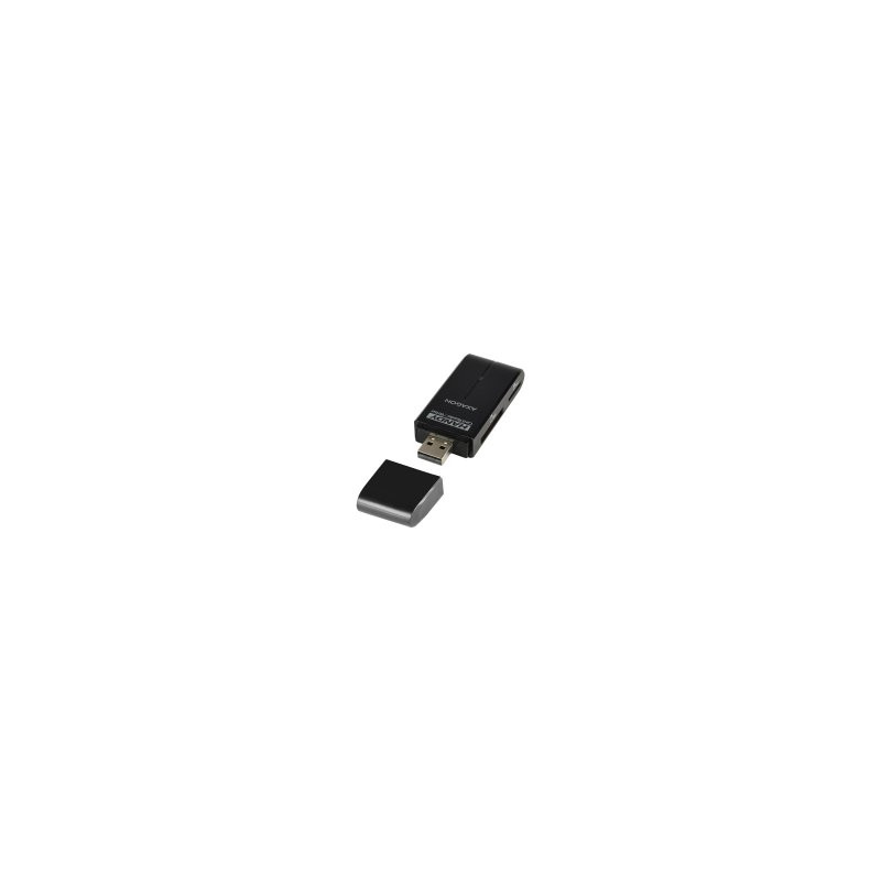 AXAGON CRE-D4B External HANDY Card Reader 4-slot SD/MicroSD/MS/M2, Black
