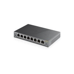 TP-Link TL-SG108E 8-Port Gigabit Easy Smart Switch, 8 x 10/100/1000Mbps RJ45 ports, MTU/Port/Tag-based VLAN, QoS, IGMP Snooping,